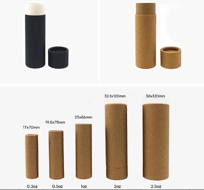 Tubes déodorants en papier en gros