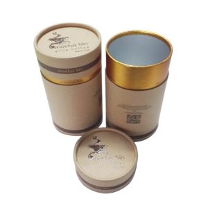 fabricant d'emballages alimentaires écologiques pour café en poudre cylindres en papier kraft