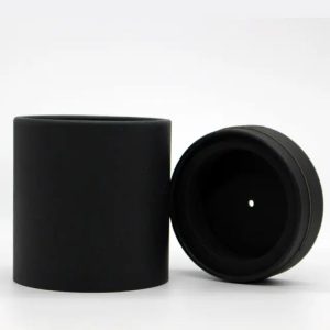 100 boîtes d'emballage cylindriques en papier texturé biodégradable naturel pour bougies boîtes cadeaux en carton pour bougies