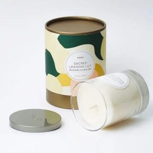 emballage en gros de bougies en carton de luxe emballage en tube de papier pour l'emballage de bougies